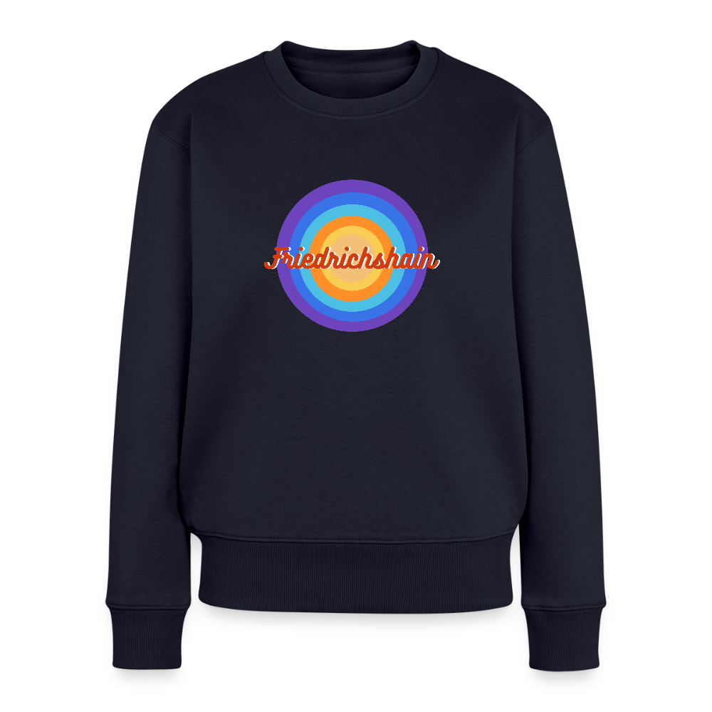 Friedrichshain Retro - Frauen Premium Pullover - Navy