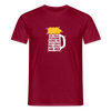 Ick kieke, staune, wunda mir, wie'n kühles Bier jefällt mir hier - Männer Premium T-Shirt - Ziegelrot