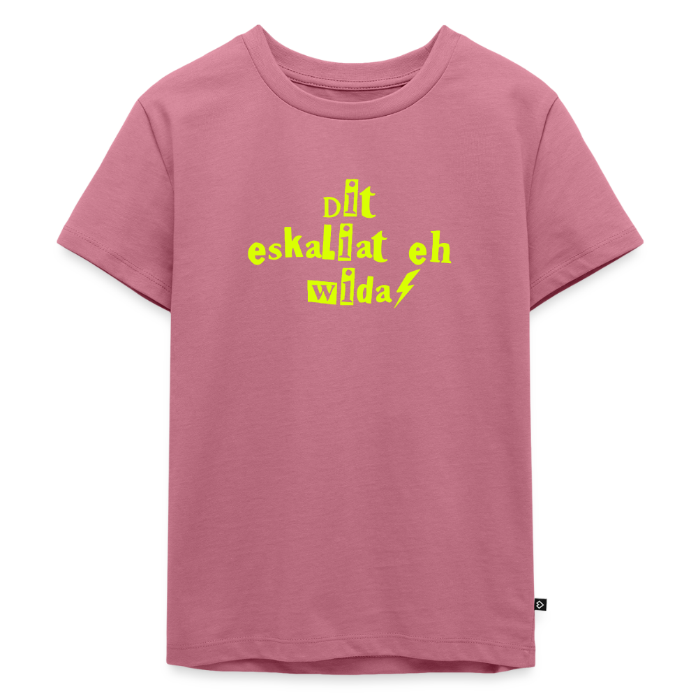 Dit eskaliat eh wilda  - Kinder Premium T-Shirt - Mauve