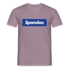Spandau blau - Männer Premium T-Shirt - Lilagrau