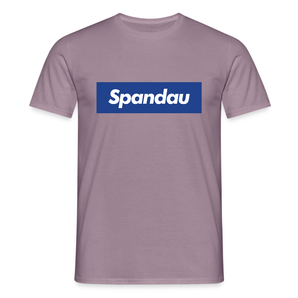 Spandau blau - Männer Premium T-Shirt - Lilagrau