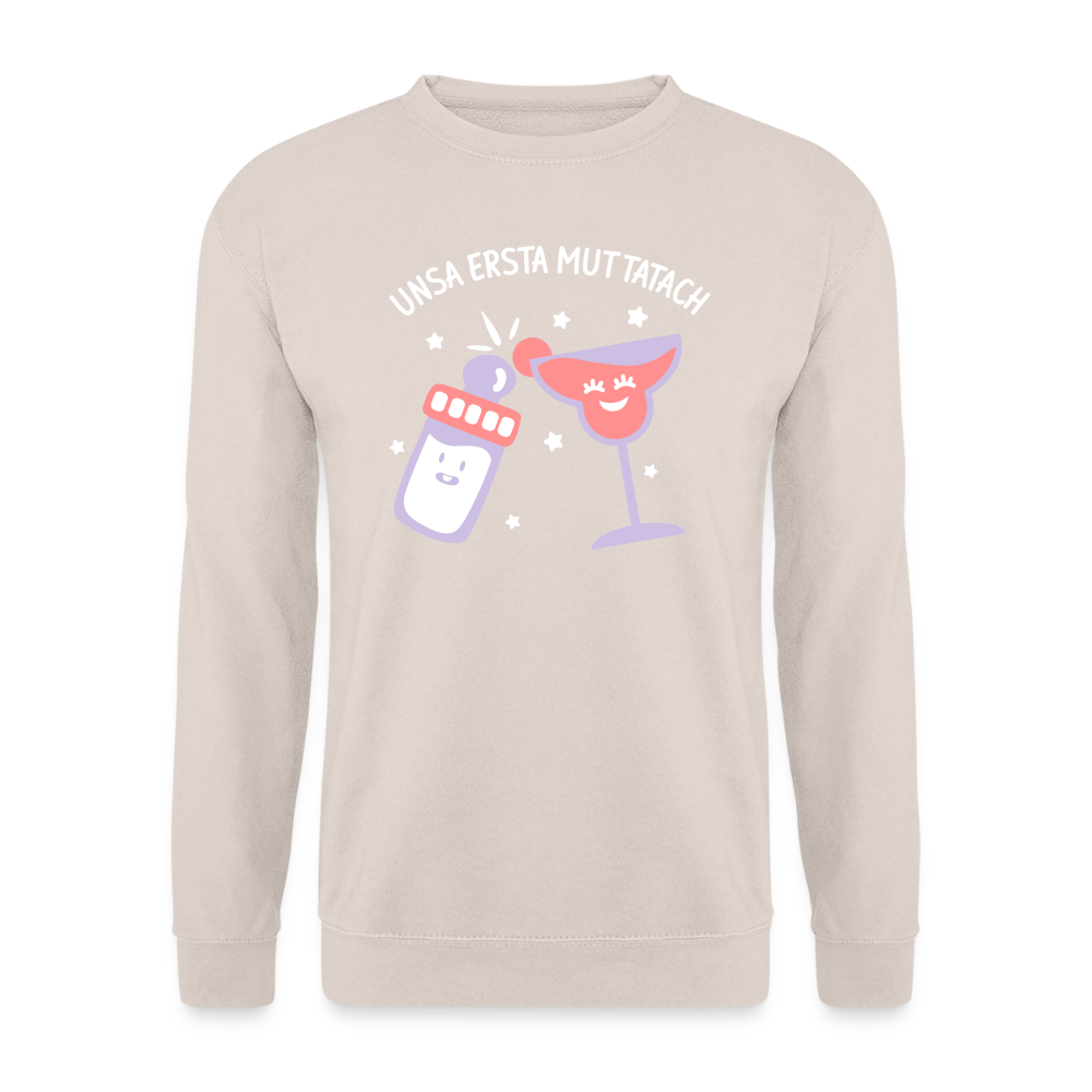 unsa ersta Muttatach - Unisex Pullover - Sand