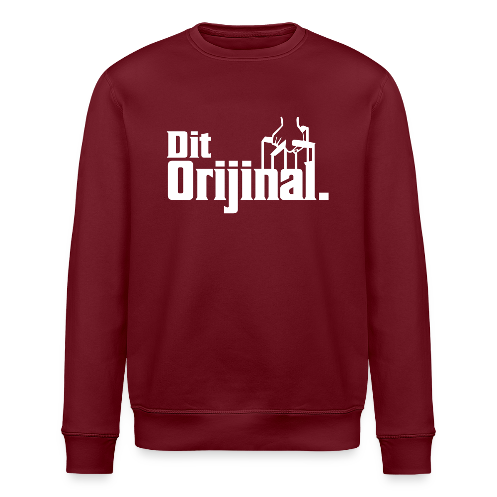 Dit Orijinal - Unisex Bio Sweatshirt - Burgunderrot