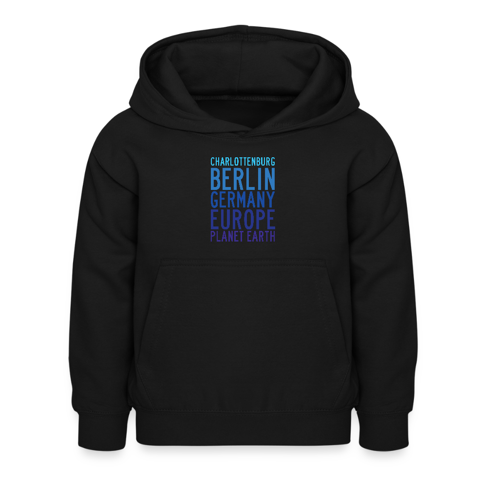 Charlottenburg - Earth - Kinder Hoodie - Schwarz
