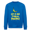Schnurz Piepe mit Piep - Unisex Bio Sweatshirt - Königsblau