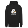 Pass ma uff Keule - Unisex Hoodie - Schwarz