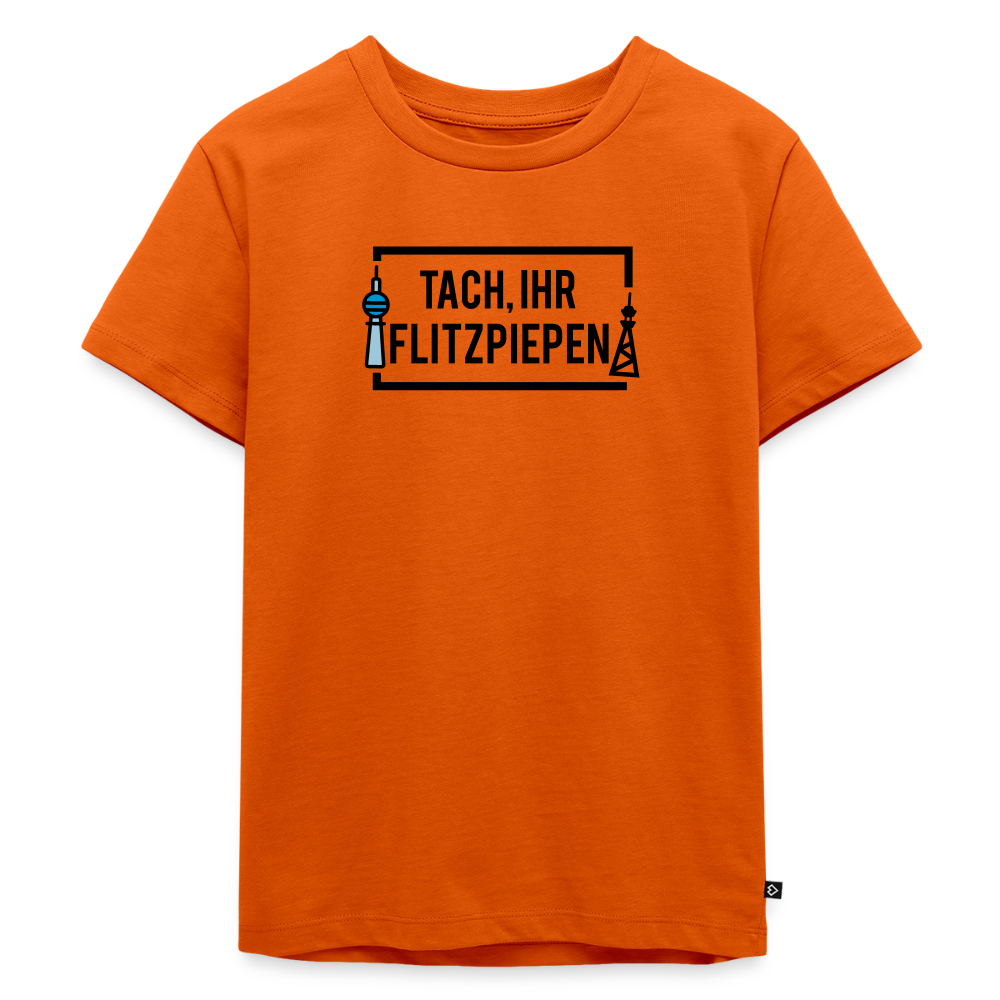 Tach ihr Flitzpiepen - Kinder Premium T-Shirt - Orange