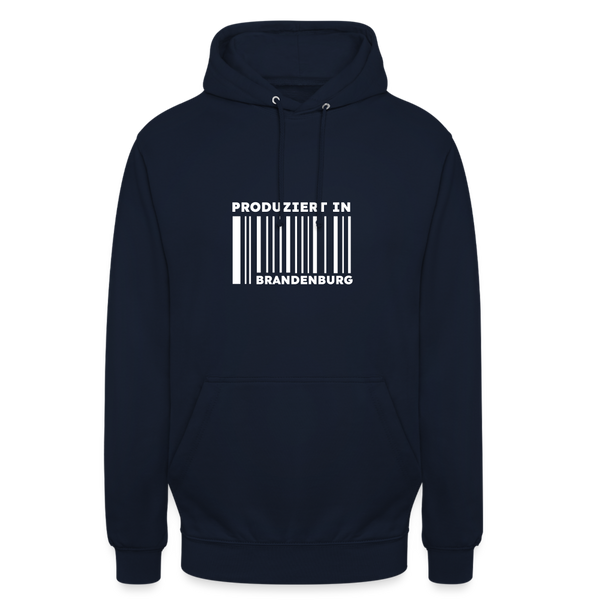 PRODUZIERT IN BRANDENBURG - Unisex Hoodie - Navy