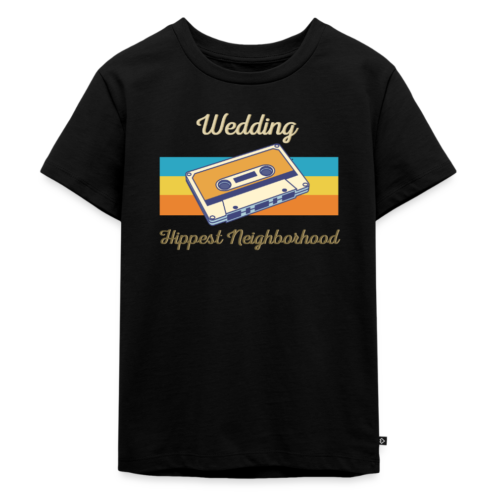 Wedding Hippest Neighborhood - Kinder Premium T-Shirt - Schwarz