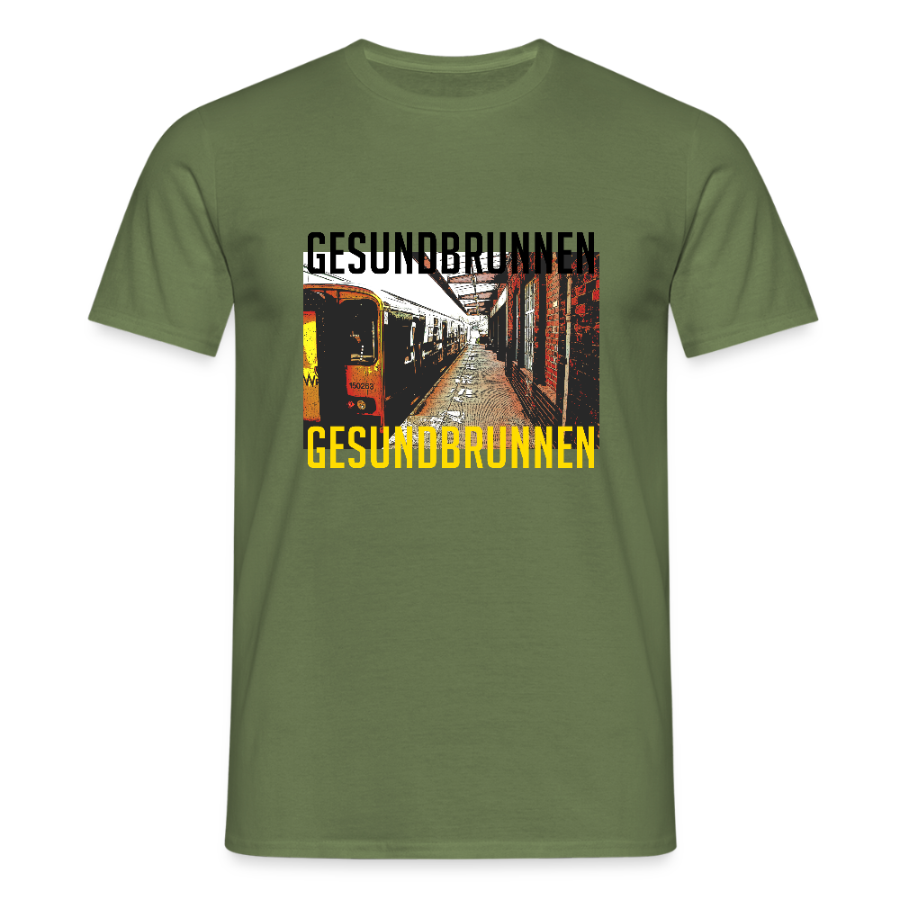 Gesundbrunnen - Männer Premium T-Shirt - Militärgrün