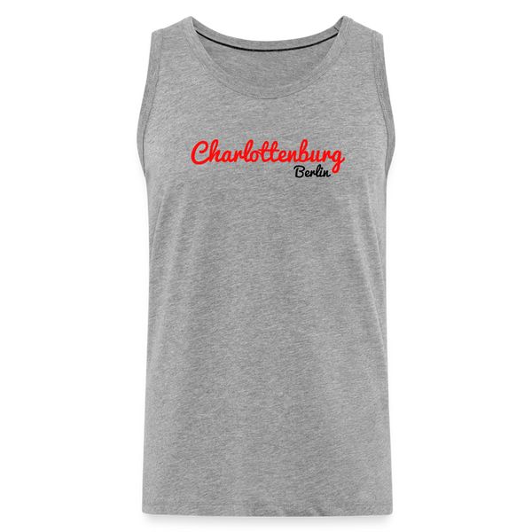 Charlottenburg Berlin - Männer Premium Tank Top - Grau meliert