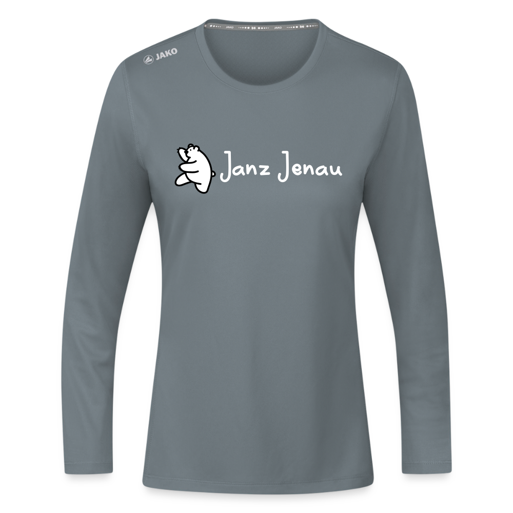 Janz Jenau - Frauen Sport Langarmshirt - Grau
