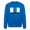 Berliner Skyline in Streifen - Unisex Bio Sweatshirt - Königsblau