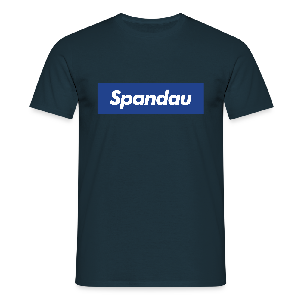 Spandau blau - Männer Premium T-Shirt - Navy