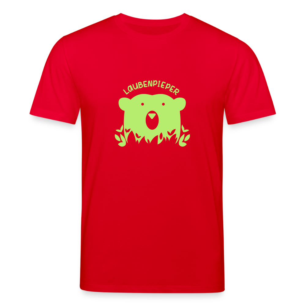 Laubenpieper - Unisex Bio T-Shirt - Rot