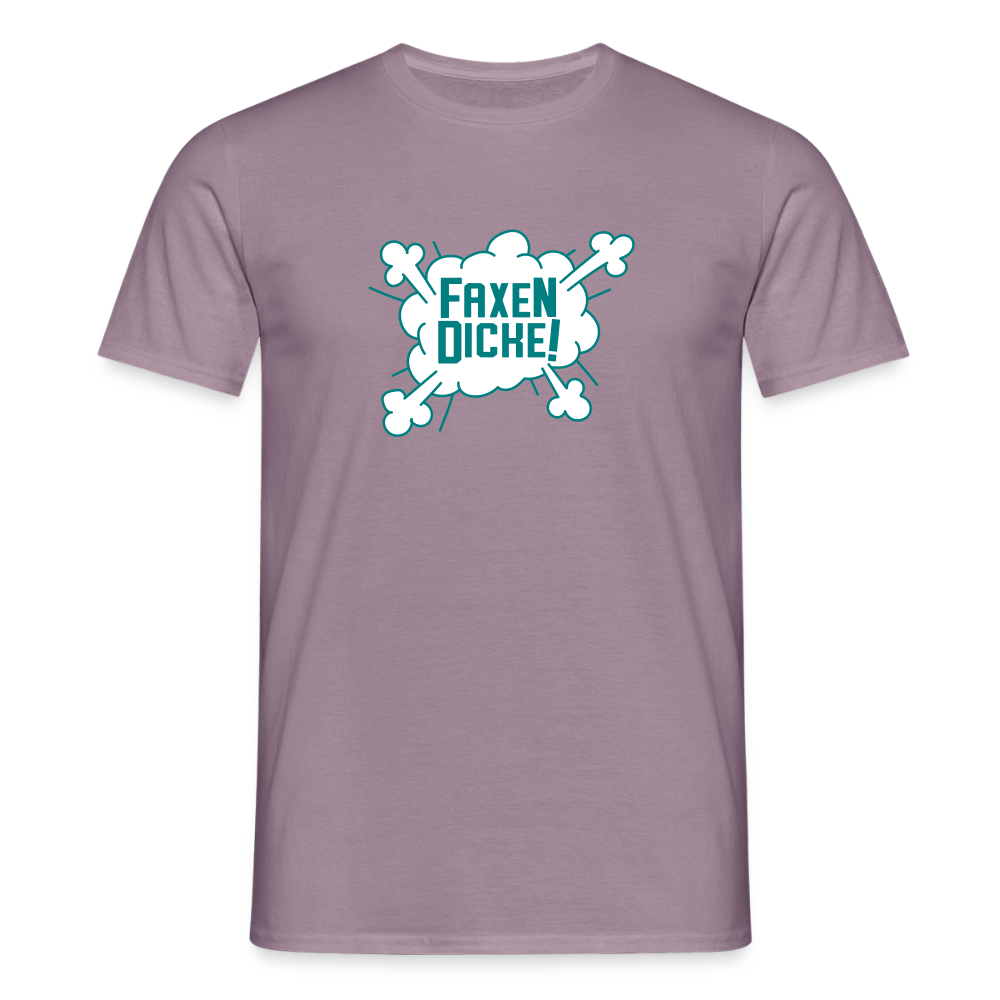 Faxen Dicke! - Männer Premium T-Shirt - Lilagrau
