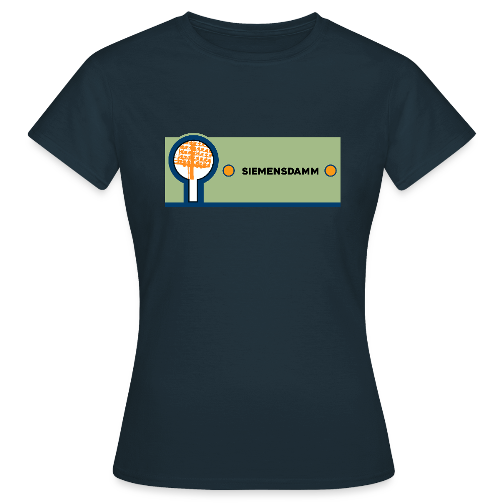 Siemensdamm - Frauen Premium T-Shirt - Navy
