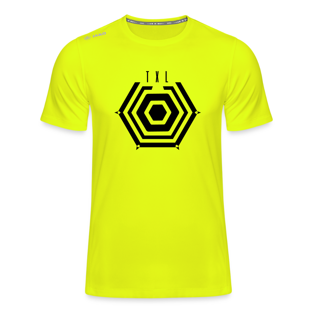 Tegel TXL Umrisse - Männer Sport-Shirt - Neongelb