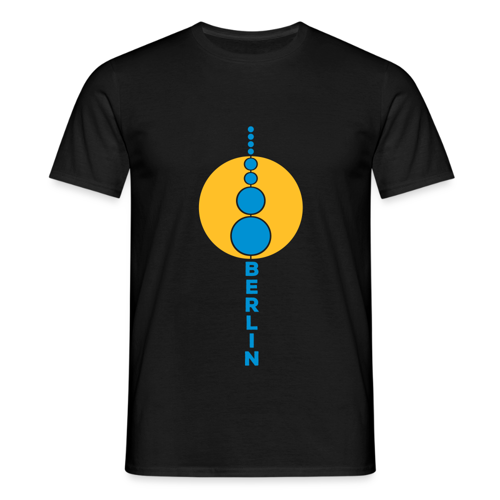 Kugelturm - Männer Premium T-Shirt - Schwarz