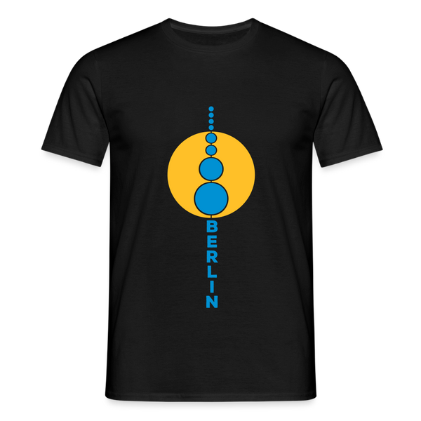 Kugelturm - Männer Premium T-Shirt - Schwarz
