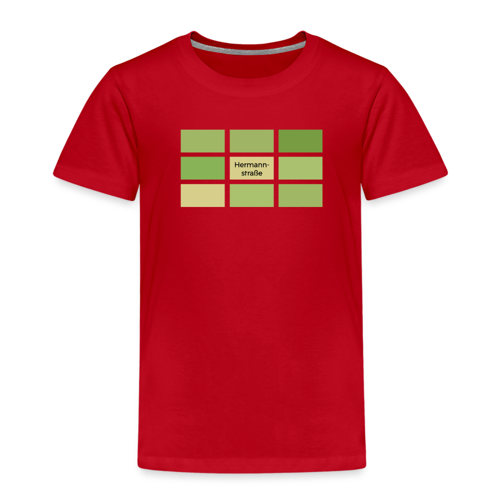 Hermanstrasse - Kinder Premium T-Shirt - Rot