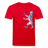 Berliner Bär Geometrie - Unisex Bio T-Shirt - Rot