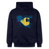 U-Bahn in Linien - Hoodie - Navy