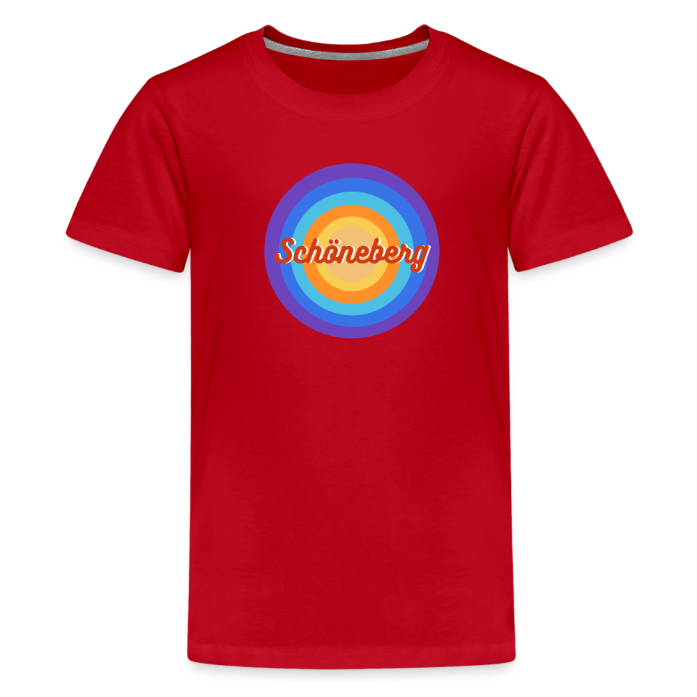 Schöneberg retro - Teenager Premium T-Shirt - Rot