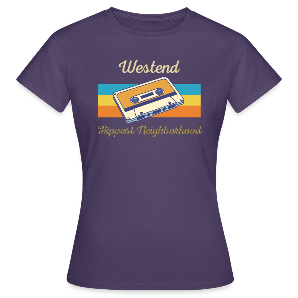Westend Hippest Neighborhood - Frauen Premium T-Shirt - Dunkellila