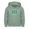 U3 - Kinder Premium Hoodie - Graugrün