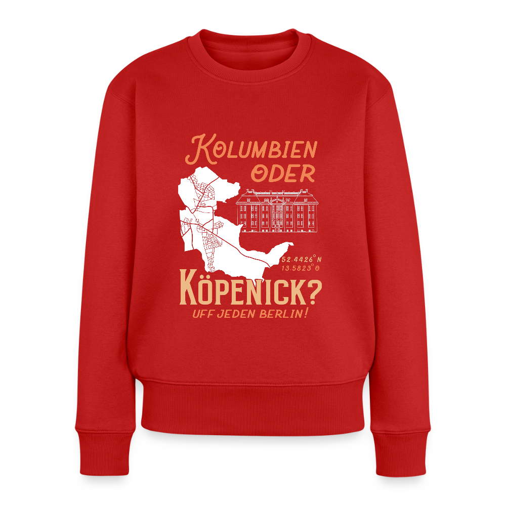 Kolumbien oder Köpenick - Frauen Premium Pullover - Rot