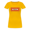 Wedding - Frauen Premium T-Shirt - Sonnengelb