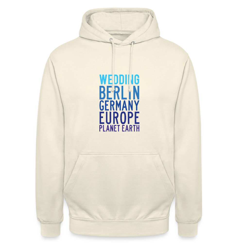 Wedding Planet Earth - Unisex Hoodie - Vanille-Milchshake
