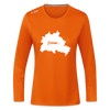 Heimat Berlin - Frauen Sport Langarmshirt - Neonorange