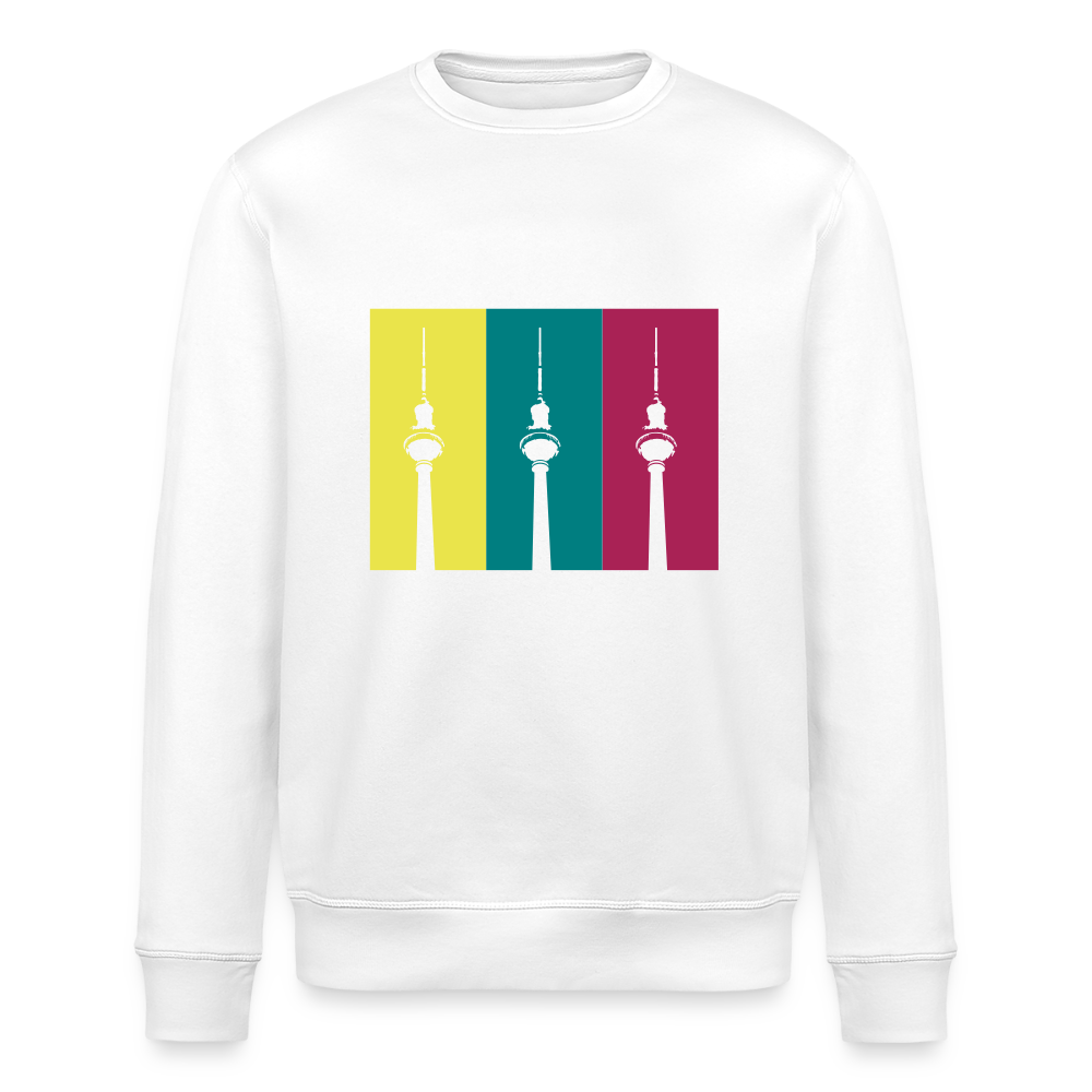 Berlin Retro - Unisex Bio Sweatshirt - Weiß