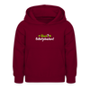 Glück? Selbstjebacken - Kinder Hoodie - Bordeaux