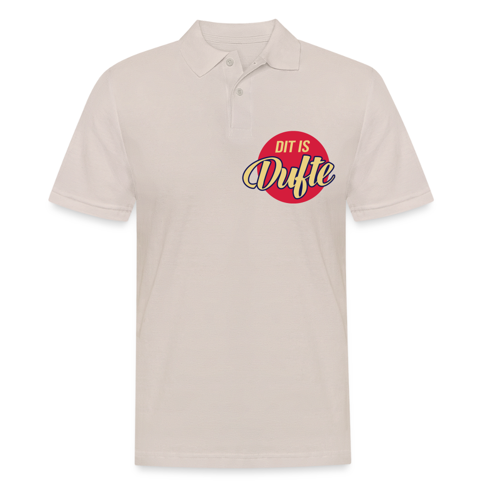 Dit is dufte - Männer Polo T-Shirt - Beige