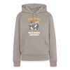 Juten Morjen, Backfeifenjesichta! - Frauen Premium Hoodie - Taupe