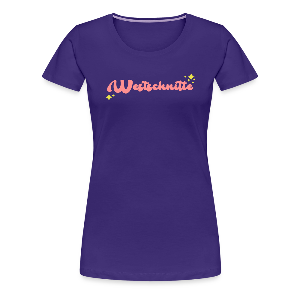 Westschnitte - Frauen Premium T-Shirt - Lila