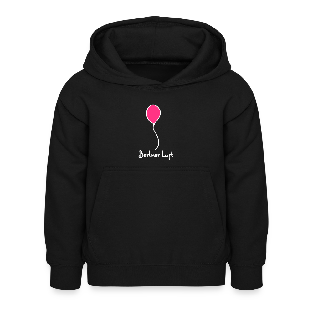 Berliner Luftballon - Kinder Hoodie - Schwarz