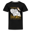 Stockholm oder Steglitz - Teenager Premium T-Shirt - Schwarz