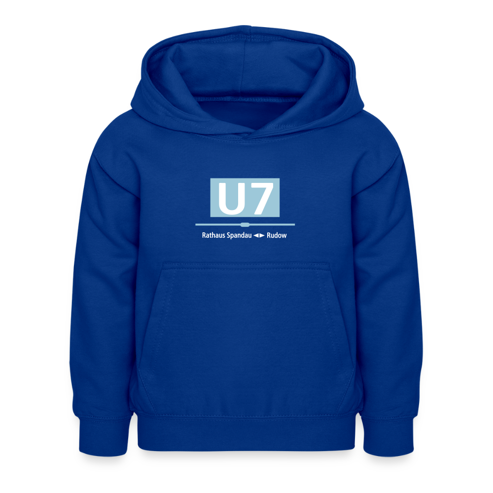 U7 - Kinder Hoodie - Royalblau