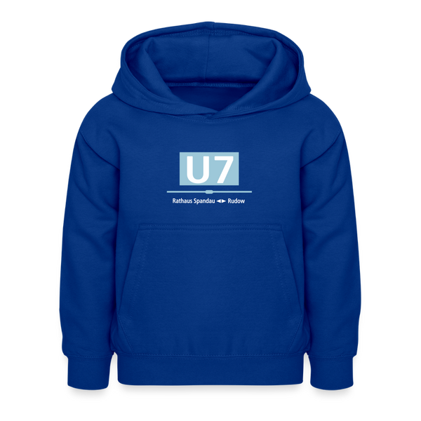 U7 - Kinder Hoodie - Royalblau