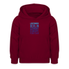 Lichtenberg Planet Earth - Kinder Hoodie - Bordeaux