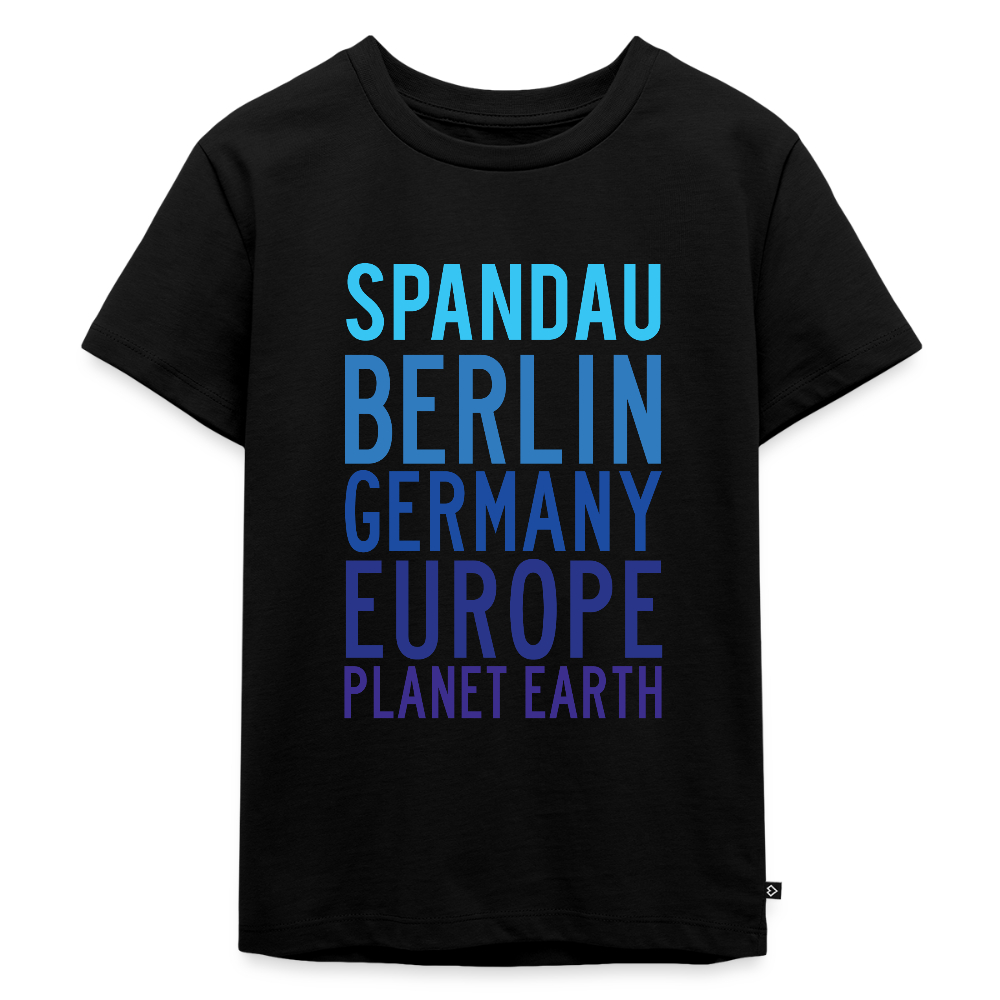 Spandau Planet Earth - Kinder Premium T-Shirt - Schwarz