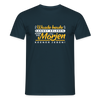 Wasde heute kannst erleben, kann dir morjen keener jeben! - Männer Premium T-Shirt - Navy