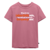Würgt dir das Leben Chilis rein, lass dich auf 'ne scharfe Currywurst ein! - Kinder Premium T-Shirt - Mauve