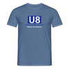 U8 - Männer Premium T-Shirt - Taubenblau