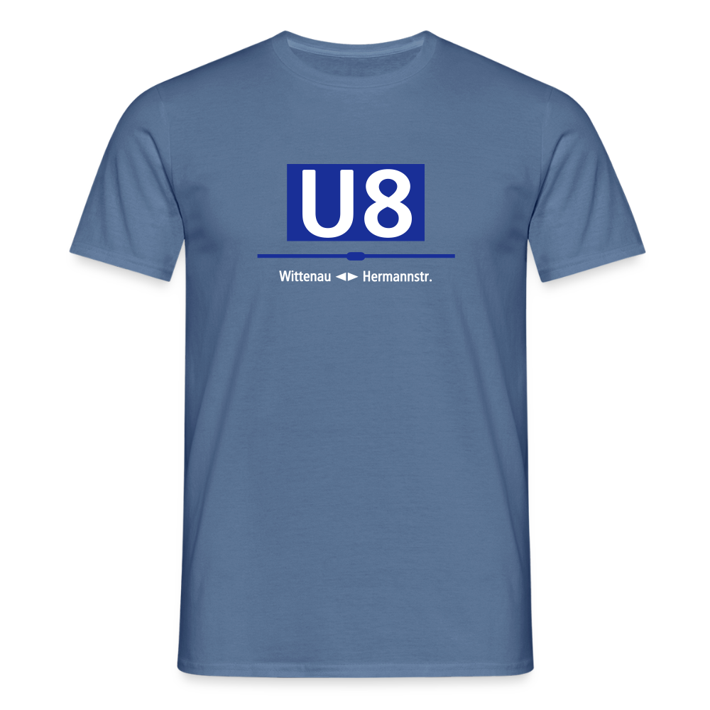 U8 - Männer Premium T-Shirt - Taubenblau