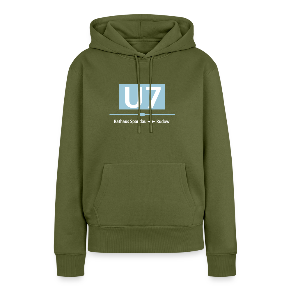 U7 - Frauen Premium Hoodie - Khaki